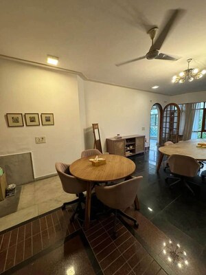 Living Room in 1 BHK Builder Floor at Greater Kailash – for Rent