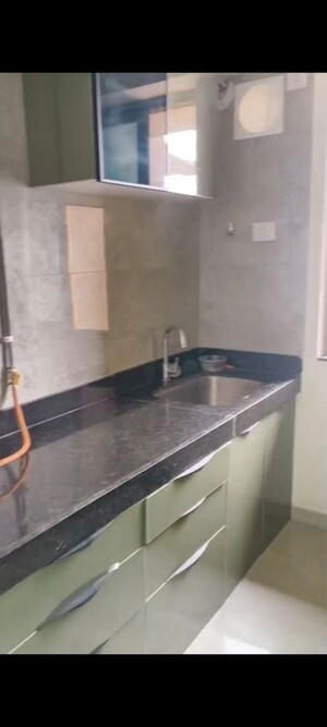 Kitchen in 1 BHK Apartment at Mantri Park, Goregaon East – for Rent