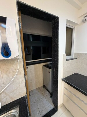 Bathroom in 3 BHK Apartment at Gera Planet Of Joy, Kharadi – for Rent
