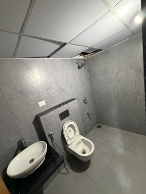 Bathroom in 3 BHK Apartment at Gera Planet Of Joy, Kharadi – for Rent