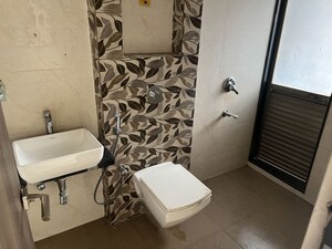 Bathroom in 3 BHK Apartment at VS Empire Estate, Kharghar – for Rent