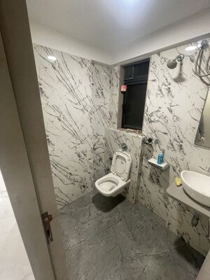 Bathroom in 3 BHK Apartment at Gurukrupa Divyam, Ghatkopar East – for Rent