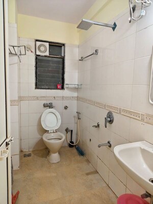 Bathroom in 2 BHK Apartment at GHP Crystal Court, Powai – for Rent