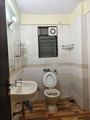 Bathroom in 2 BHK Apartment at GHP Crystal Court, Powai – for Rent