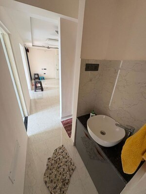Bathroom in 2 BHK Apartment at Kannamwar Nagar Chs, Vikhroli East – for Rent