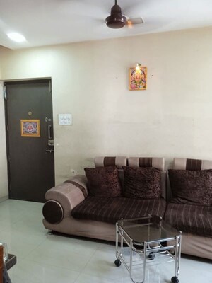 Living Room in 1 BHK Apartment at Shubh Kamana CHS, Bhandup East – for Sale