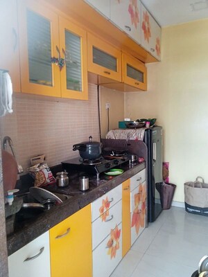 Kitchen in 1 BHK Apartment at Shubh Kamana CHS, Bhandup East – for Sale