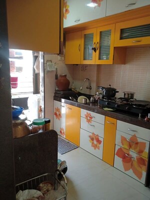Kitchen in 1 BHK Apartment at Shubh Kamana CHS, Bhandup East – for Sale