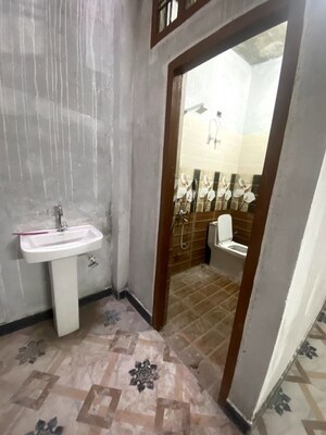 Bathroom in 3 BHK Independent House at Jankipuram Extension – for Rent