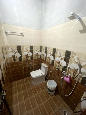 Bathroom in 3 BHK Independent House at Jankipuram Extension – for Rent