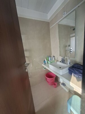 Bathroom in 3 BHK Apartment at Arkade Crown, Borivali West – for Rent