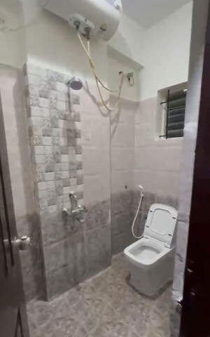 Bathroom in 3 BHK Apartment at Sashank Florento, Vidyaranyapura – for Rent