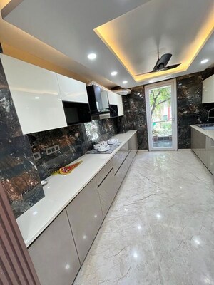 Kitchen in 3 BHK Builder Floor at Kalkaji – for Sale