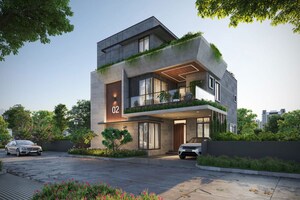 4 BHK Villa – Exterior View View at Turkayamjal - for Sale