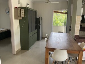 Dining area in 2 BHK Builder Floor at Nizamuddin East – for Rent