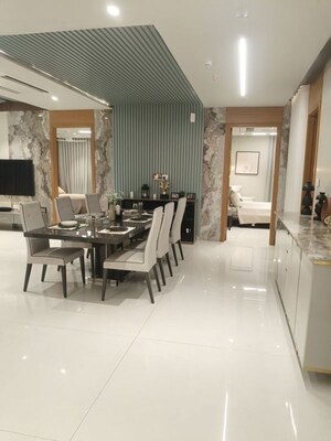 Dining area in 4 BHK Apartment at DSR Valar, Kokapet – for Sale