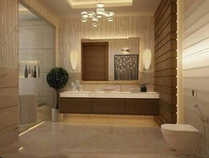 Living Room in 3 BHK Builder Floor at Green Park – for Rent