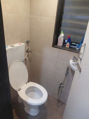 Bathroom in  Office Space at Arihant Aura, Turbhe – for Rent