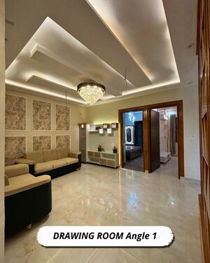 Living Room in 3 BHK Apartment at Aerocity – for Sale