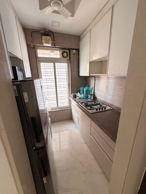 Kitchen in 2 BHK Apartment at JP Unity Tower, Lower Parel – for Rent