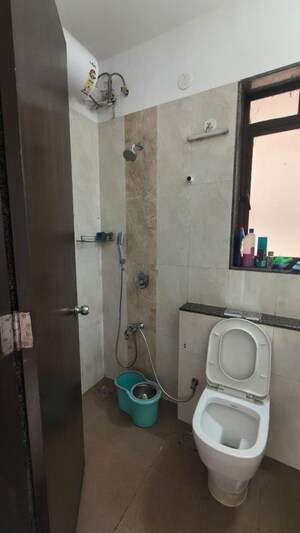 Bathroom in 3 BHK Apartment at CCI Rivali Park, Borivali East – for Rent