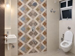 Bathroom in 1 BHK Apartment at Mehta Arihant Tower, Dadar West – for Rent