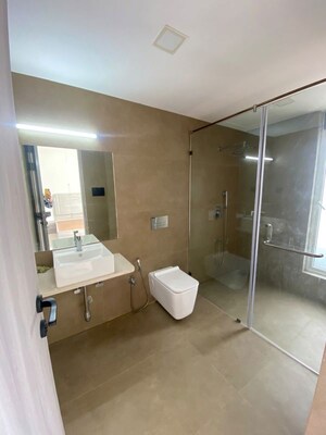 Bathroom in 4 BHK Apartment at Khar West – for Rent