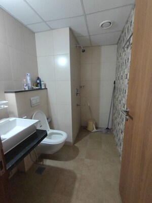 Bathroom in 1 RK Apartment at Brigade Cornerstone Utopia, Varthur – for Rent