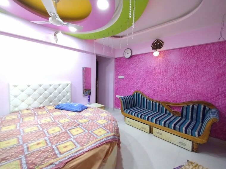 Bedroom, neelkanth-palms 3 Bedroom 1250 Sq.Ft. Apartment In Kapur Bawdi Thane 10784418
