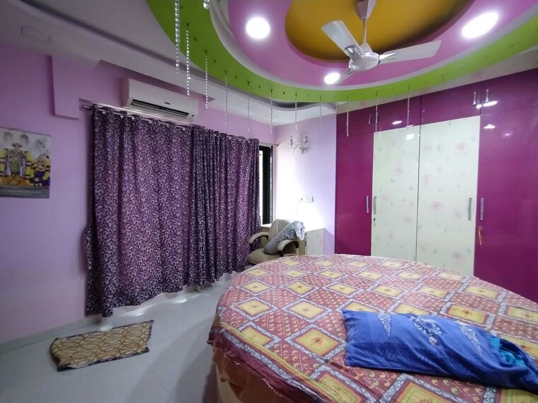 Bedroom, neelkanth-palms 3 Bedroom 1250 Sq.Ft. Apartment In Kapur Bawdi Thane 10784418