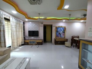 Living Room in 3 BHK Apartment at Neelkanth Palms, Kapur Bawdi – for Rent