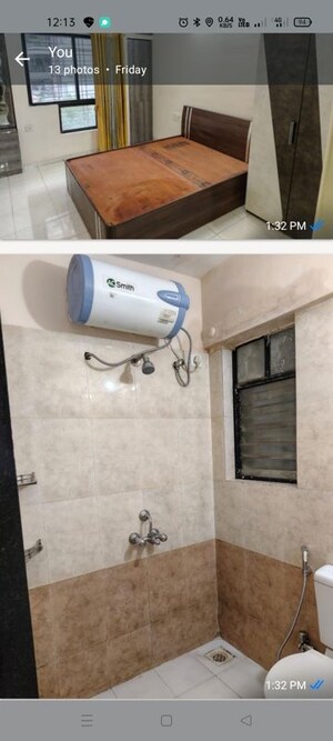 Bathroom in 2 BHK Apartment at Nagpal Meadows Habitat, Pashan – for Rent