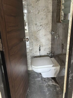 Bathroom in 1.5 BHK Apartment at Ava Guru Dwarka, Dahisar East – for Rent