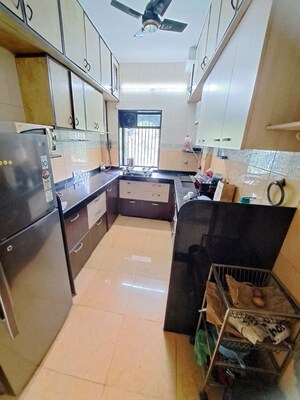 Kitchen in 2.5 BHK Apartment at Panchsheel Apartment, Andheri West – for Rent