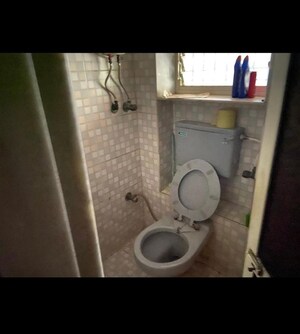 Bathroom in 3 BHK Apartment at New Akash Ganga, Andheri West – for Rent