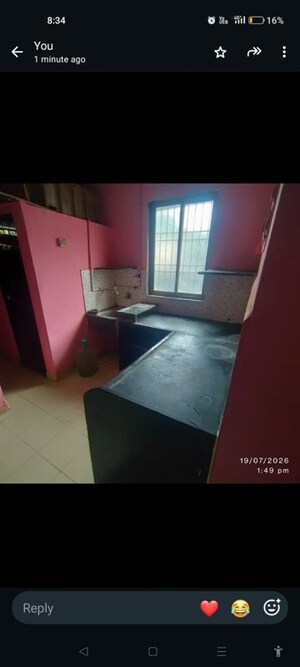 Kitchen in 1 BHK Apartment at Samarth Apartment Dombivali, Dombivli East – for Rent