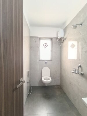 Bathroom in 2 BHK Apartment at Shubhjivan Sianna Heights, Borivali West – for Rent