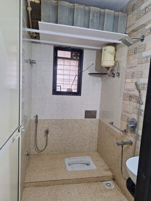 Bathroom in 2 BHK Apartment at The Hard Rock, Kharghar – for Rent