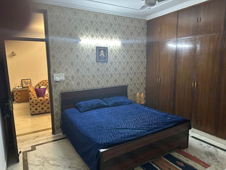 Bedroom, lajpat nagar 4 3 Bedroom 1125 Sq.Ft. Builder Floor In Lajpat Nagar 4 Delhi 10784581