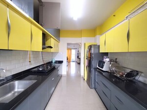Kitchen in 3 BHK Apartment at Salarpuria Gold Summit, Hennur – for Rent