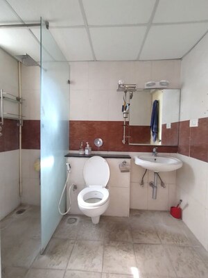 Bathroom in 3 BHK Apartment at Salarpuria Gold Summit, Hennur – for Rent