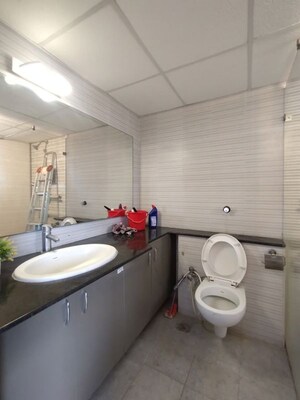Bathroom in 3 BHK Apartment at Salarpuria Gold Summit, Hennur – for Rent