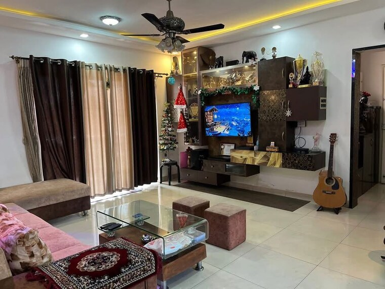 Living Room, windsor-estate 2 Bedroom 1250 Sq.Ft. Apartment In Kalyani Nagar Pune 10784591