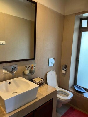 Bathroom in 2 BHK Apartment at Bandra West – for Rent