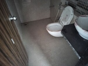 Bathroom in 2 BHK Apartment at Bhairaav Goldcrest Residency, Ghansoli – for Rent