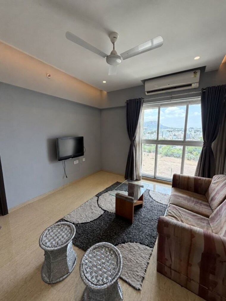Living Room, lodha-belmondo 1 Bedroom 711 Sq.Ft. Apartment In Gahunje Pune 10784606