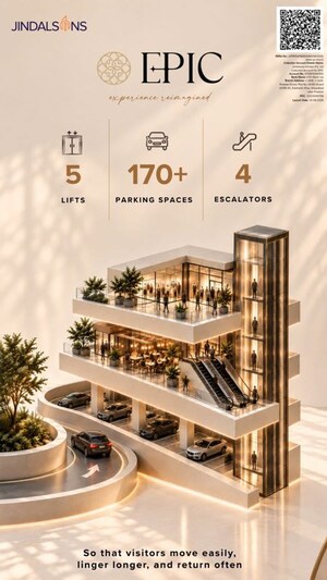  Shop – Exterior View View at Jindalsons Opus, Siddharth Vihar - for Sale