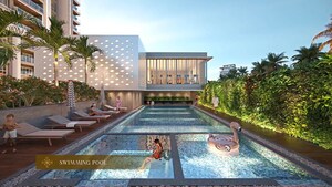 Swimming Pool in 3 BHK Apartment at Nyati Evoq, Kalyani Nagar – for Sale