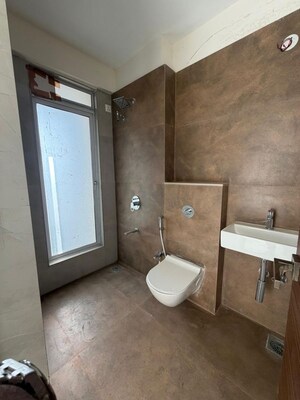 Bathroom in 3 BHK Apartment at Dotom Isle, Malad West – for Rent