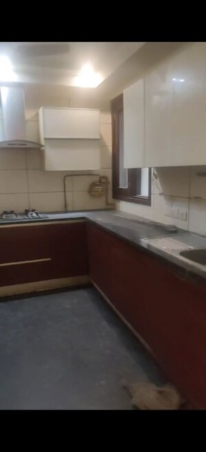 Kitchen in 3 BHK Builder Floor at Greater Kailash ii – for Rent